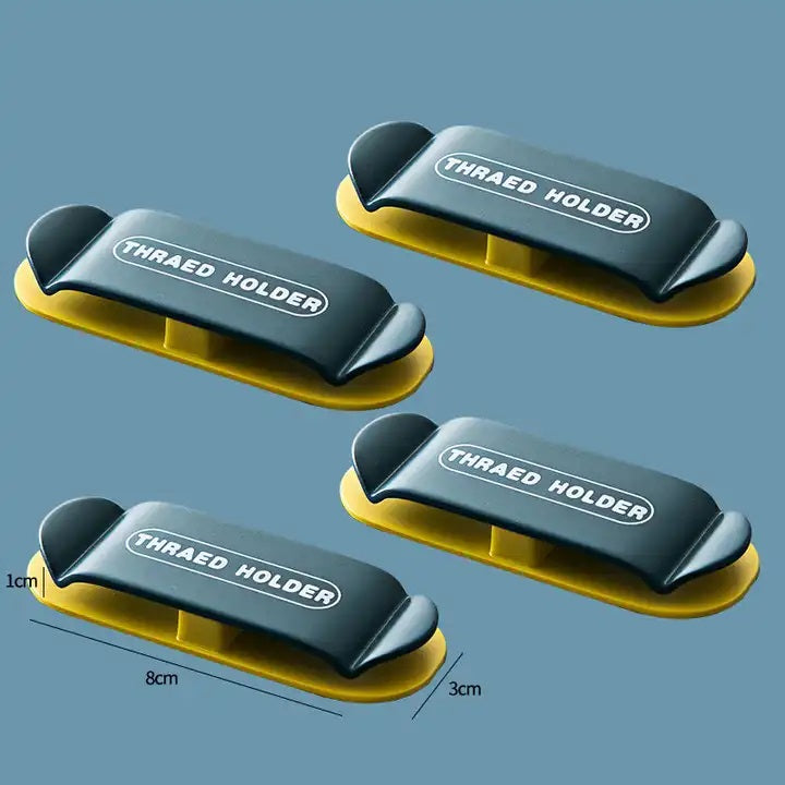 EZ LIVING 4pcs multicolor plug wire holder for cable retainer cable clips for wire storage Maximizing Space Plug Wire Holders Keep Cables Tidy Non-Marking Hook Cable Retainers