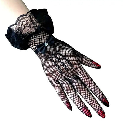 EZ LIVING 1pair ladies lace gloves for women party and all type function Stylish Ways to Wear Ladies Lace Gloves for Wedding Season