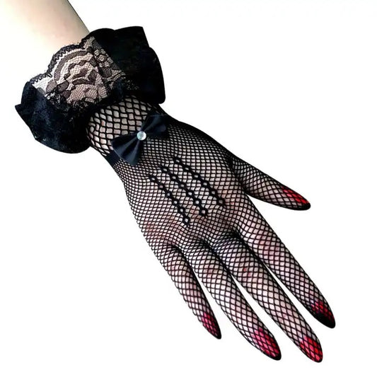 EZ LIVING 1pair ladies lace gloves for women party and all type function Stylish Ways to Wear Ladies Lace Gloves for Wedding Season