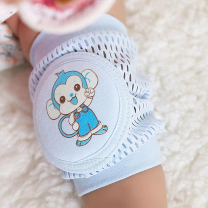 EZ LIVING Soft and Protective Cushioning for Crawling Babies Baby knee pads Crawling knee pads for babies Toddler knee protectors Baby knee cushion pads Infant knee guards Baby crawling (2pair random color)
