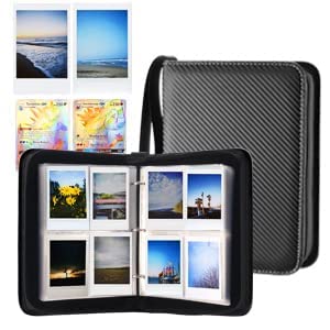 EZ LIVING 4 Pocket Card Binder Premium Zipper Bag Trading Card Binder 400 Double Sided Pocket PU Card Collection Binder Collector Card Album Card Folder for MTG, TCG, Sports Cards, Game Cards (Black)