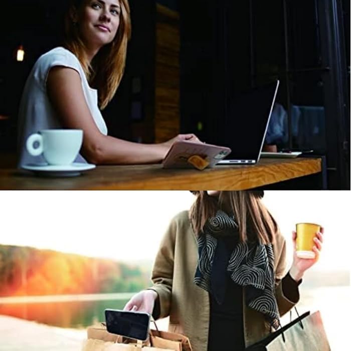 EZ LIVING Telescopic Phone Finger Grip Stand Holder – Adjustable Mobile Phone Grip with Extendable Finger Ring for Secure Hold and Comfortable Viewing